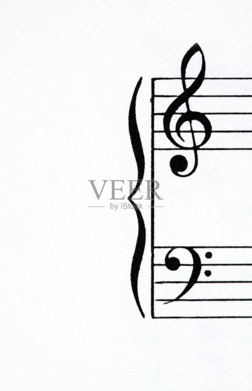 术文化和娱乐 高音谱号 低音谱号